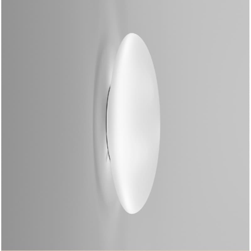 White Glass Pill Wall Fixture