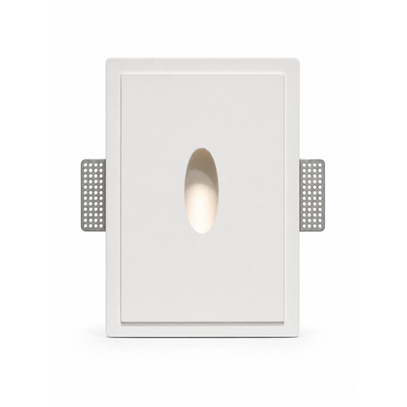 Gypsum Oval Steplight - Image 1